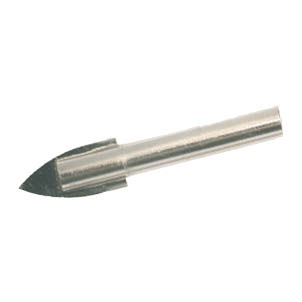 Genesis Carbide tipped drill suitable for glass and glazed ceramic tiles 6mm 