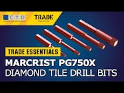 marcrist foret diamant sec pour carrelage pg750x m14 avec